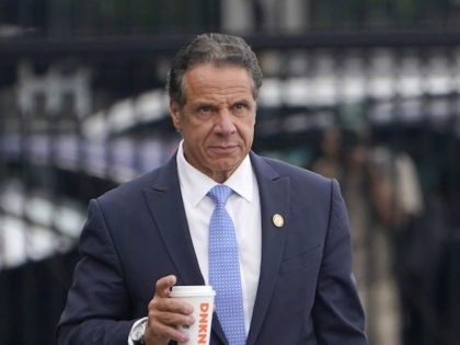 New York Gov. Andrew Cuomo prepares to board a helicopter after announcing his resignation, Tuesday, Aug. 10, 2021, in New York. Cuomo says he will resign over a barrage of sexual harassment allegations. The three-term Democratic governor's decision, which will take effect in two weeks, was announced Tuesday as momentum …