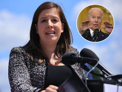 WASHINGTON, DC - JUNE 24: House Republican Conference Chair Rep. Elise Stefanik (R-NY) spe