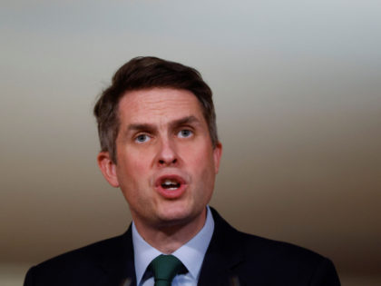 Britain's Education Secretary Gavin Williamson speaks during a virtual press conference inside 10 Downing Street in central London on February 24, 2021. (Photo by JOHN SIBLEY / POOL / AFP) (Photo by JOHN SIBLEY/POOL/AFP via Getty Images)