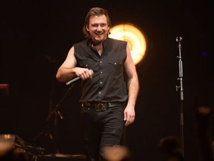 NASHVILLE, TENNESSEE - FEBRUARY 10: Morgan Wallen performs at All for the Hall: Under the