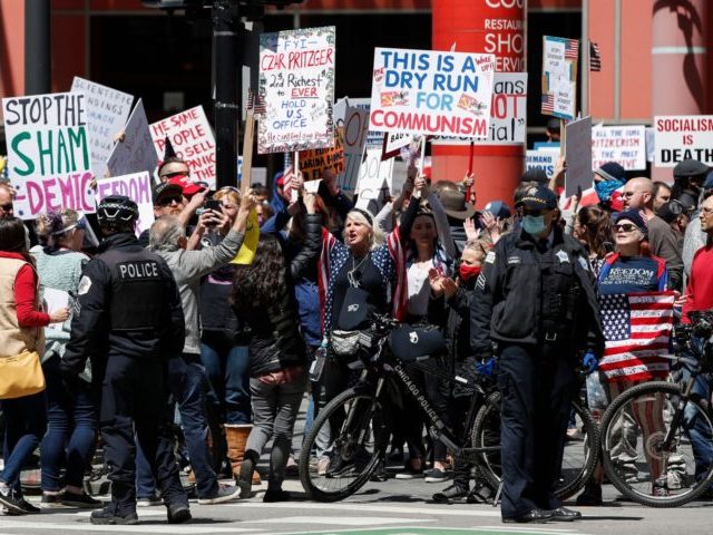 DHS Labels Opponents of ‘COVID Measures’ as ‘Potential Terror Threats’ During Protests