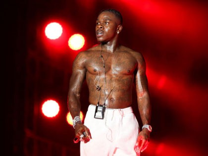 MIAMI GARDENS, FLORIDA - JULY 25: DaBaby performs on stage during Rolling Loud at Hard Roc