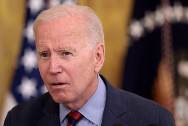 WASHINGTON, DC - AUGUST 03: U.S. President Joe Biden takes questions during an event in th