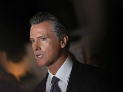 SAN FRANCISCO, CALIFORNIA - AUGUST 13: California Gov. Gavin Newsom speaks during a news conference at Manny's on August 13, 2021 in San Francisco, California. California Gov. Gavin Newsom kicked off his "Say No" to recall campaign as he prepares to face a recall election on September 14. (Photo by …