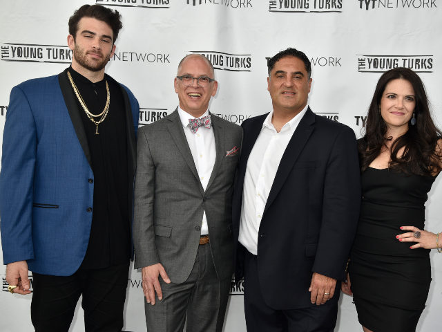 Hasan Piker with The Young Turks Cast (Kris Connor /Getty)