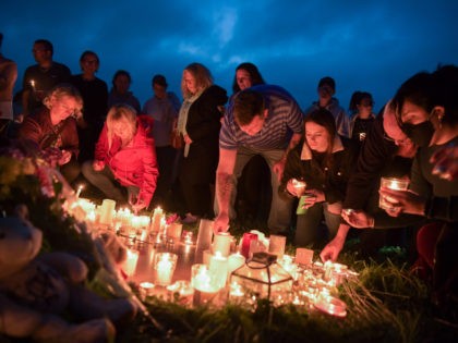 PLYMOUTH, ENGLAND - AUGUST 13: A candlelit vigil takes place at North Down Crescent Park on August 13, 2021 in Plymouth, England. Police were called to a serious firearms incident in the Keyham area of Plymouth on Thursday evening where lone gunman, named by police as Jake Davison, 22, shot …