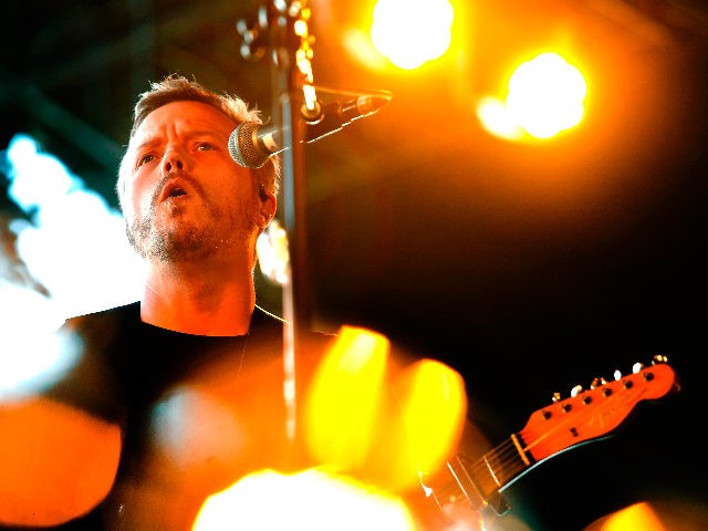 INDIO, CA - APRIL 28: (EDITORS NOTE: Musician Jason Isbell performs onstage during 2018 Stagecoach California's Country Music Festival at the Empire Polo Field on April 28, 2018 in Indio, California. (Photo by Frazer Harrison/Getty Images for Stagecoach)