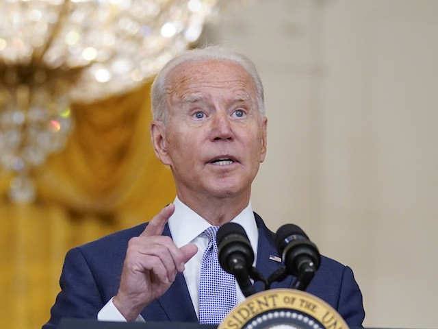 President Joe Biden speaks about prescription drug prices and his “Build Back Better” agenda from the East Room of the White House, Thursday, Aug. 12, 2021, in Washington. (AP Photo/Evan Vucci)