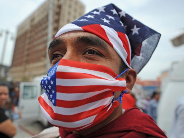 Latino mask (Robyn Beck / AFP / Getty)