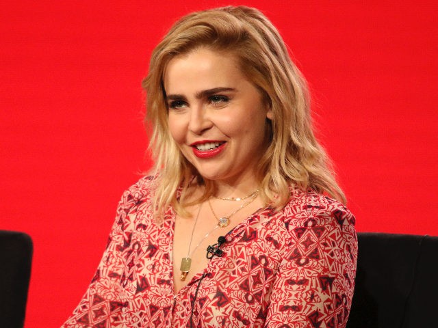 Mae Whitman participates in the "Good Girls" panel during the NBCUniversal Television Critics Association Winter Press Tour on Tuesday, Jan. 9, 2018, in PAsadena, Calif. (Photo by Willy Sanjuan/Invision/AP)