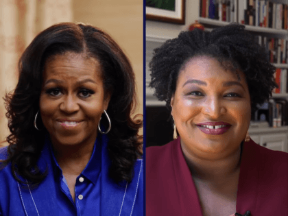 "Our democracy and our vote — the very foundation of this nation and the most powerful tools we have as citizens — are under attack." Video featuring Stacey Abrams and Michelle Obama (When We All Vote/Youtube)