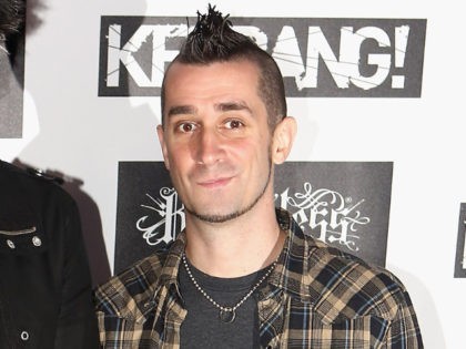 LONDON, ENGLAND - JUNE 07: Noodles and Pete Parada from The Offspring attend the Kerrang!