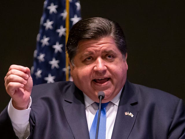 Illinois Gov. JB Pritzker notes that they were close on energy legislation as he answers questions from the press on the status of the legislation after a bill signing marking Juneteenth an official state holiday in Illinois at the Abraham Lincoln Presidential Library in Springfield, Ill., Wednesday, June 16, 2021. [Justin L. Fowler/The State Journal-Register] Juneteenth