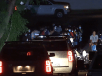 EXCLUSIVE VIDEO: Texas Border City Street Commandeered to Hold Migrants
