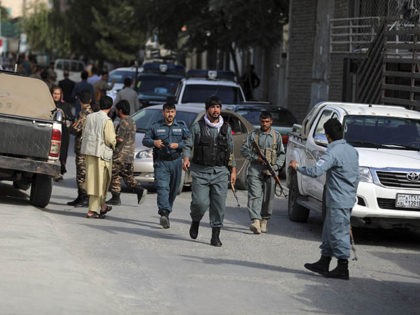 Afghan security personnel arrives at the area where the director of Afghanistan's Government Information Media Center Dawa Khan Menapal was shot dead in Kabul, Afghanistan, Friday, Aug. 6, 2021. The Taliban shot and killed the director of Afghanistan's Government Information Media Center on Friday, the latest killing of a government …