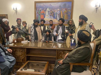 Taliban fighters take control of Afghan presidential palace after the Afghan President Ash