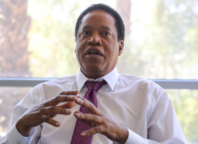 Larry Elder, a conservative talk show host, is running for California governor in the reca
