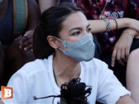 Pandemic Performance: AOC Masks up for Photo with Supporters