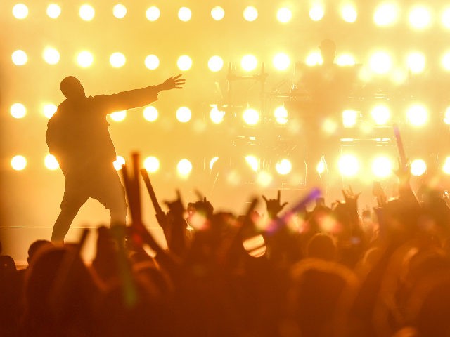 Kanye West performs at Wango Tango 2015 at StubHub Center on Saturday, May 9, 2015, in Car