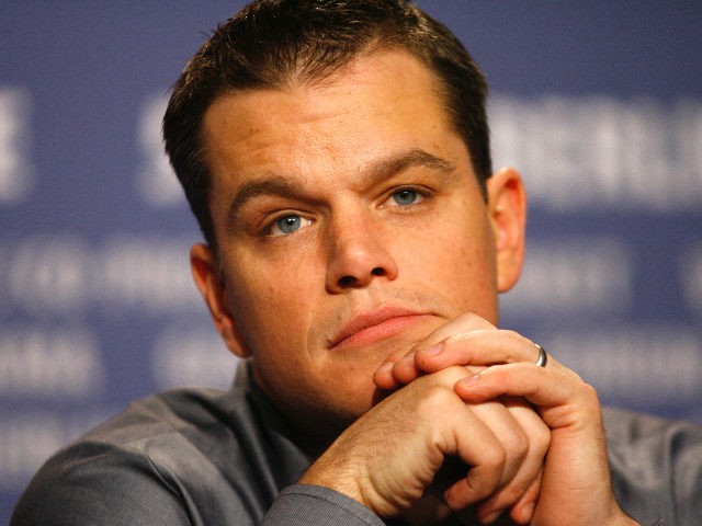 US actor Matt Damon attends a news conference for his movie "The Good Shepherd"