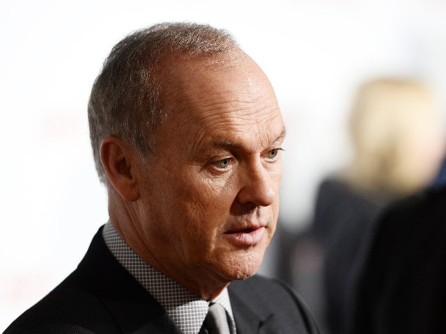 LONDON, ENGLAND - JANUARY 20: Michael Keaton arrives for the UK Premiere of Spotlight at T