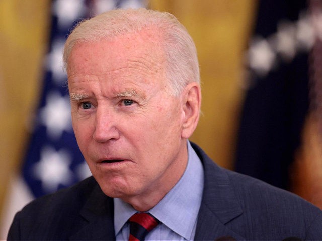 WASHINGTON, DC - AUGUST 03: U.S. President Joe Biden takes questions during an event in the East Room of the White House where he addressed the importance of people getting a COVID-19 vaccination August 3, 2021 in Washington, DC. Biden also said New York Gov. Andrew Cuomo should resign following …