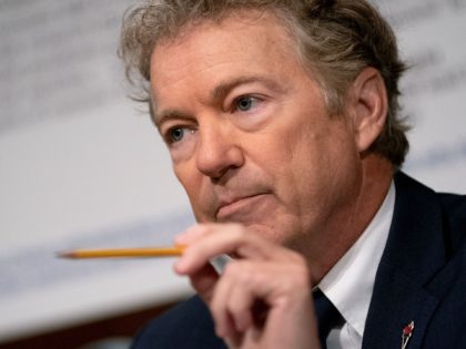 Senator Rand Paul (R-KY) speaks during the Senate Health, Education, Labor, and Pensions C