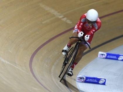 Hong Kong's Wai-Sze Lee competes in the Women's 500m time-trial Final at the UCI Track Cycling World Championships in Saint-Quentin-en-Yvelines, near Paris, on February 19, 2015. AFP PHOTO / LOIC VENANCE (Photo credit should read LOIC VENANCE/AFP via Getty Images)