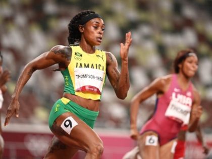 Jamaica's Elaine Thompson-Herah looks in ominously good form to complete the Olympic sprint double double after powering into the 200m final