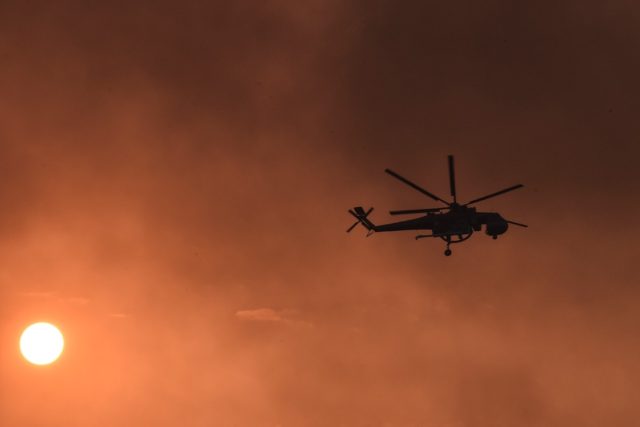 More than 500 firefighters, dozens of water-bombing planes and five helicopters have been