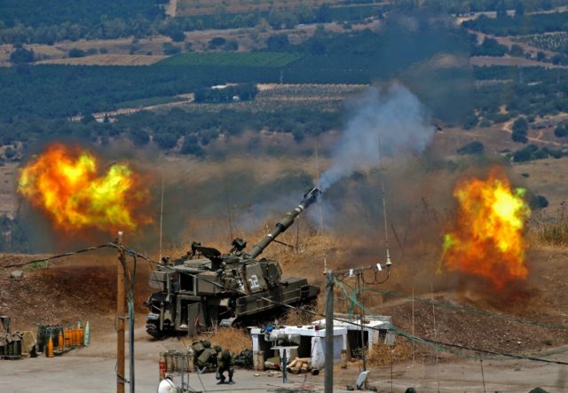 Israeli artillery fires towards Lebanon in response to cross-border rocket fire claimed by Shiite militant group Hezbollah