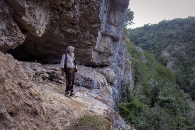 Panta Petrovic mostly feeds on mushrooms and fish from the local creek, but also hikes dow