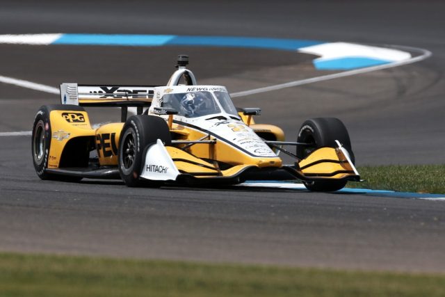American Josef Newgarden of Team Penske Chevrolet moved within 22 points of the championsh