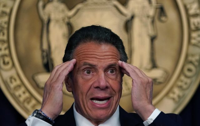 Andrew Cuomo left the New York governor's mansion on Monday after resigning in the wake of