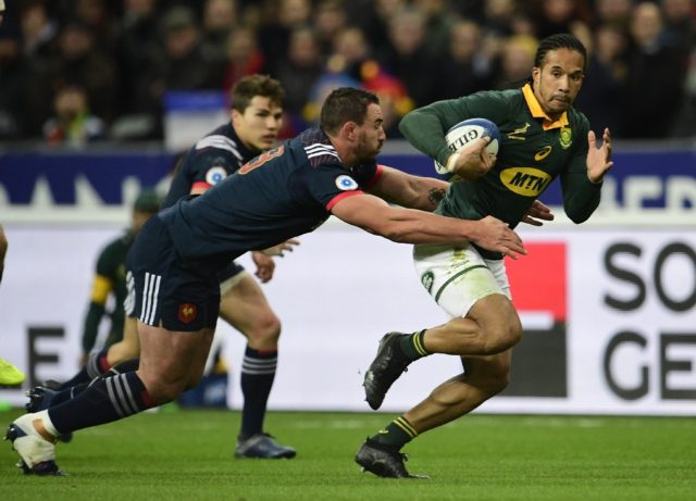 South African winger Courtnall Skosan (R) will bring something unique to the Northampton