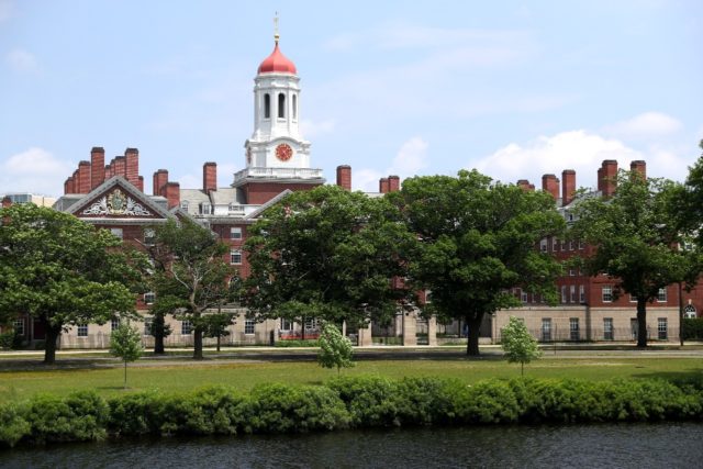 A view of the campus of Harvard University on July 8, 2020 in Cambridge, Massachusetts