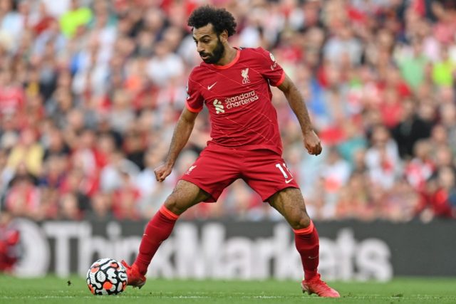 Liverpool star Mohamed Salah controls the ball during a drawn English Premier League match