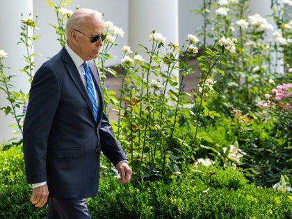 President Joe Biden walks through the Rose Garden of the White House on Monday, July 19, 2021, to the Oval Office. (Official White House Photo by Adam Schultz)