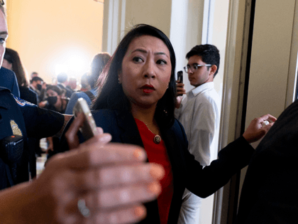 Rep. Stephanie Murphy, D-Fla., leaves a House select committee hearing on the Jan. 6 attack on Capitol Hill in Washington, Tuesday, July 27, 2021. (AP Photo/Andrew Harnik)