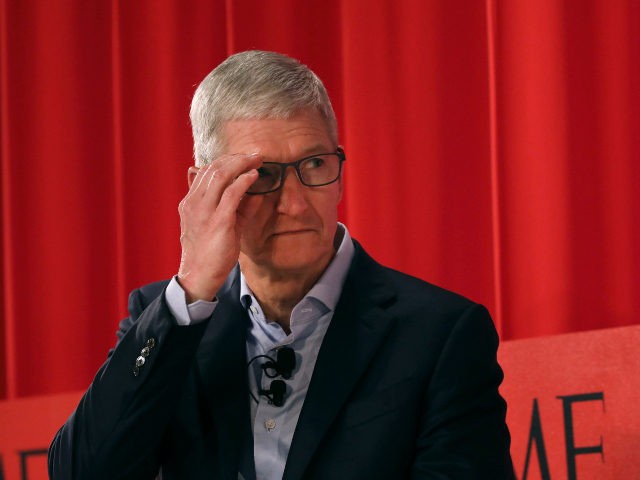 Apple CEO Tim Cook looking pensive