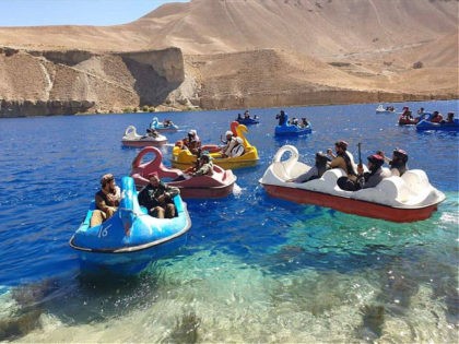 Photos Allegedly Show Taliban Riding Swan Pedal Boats