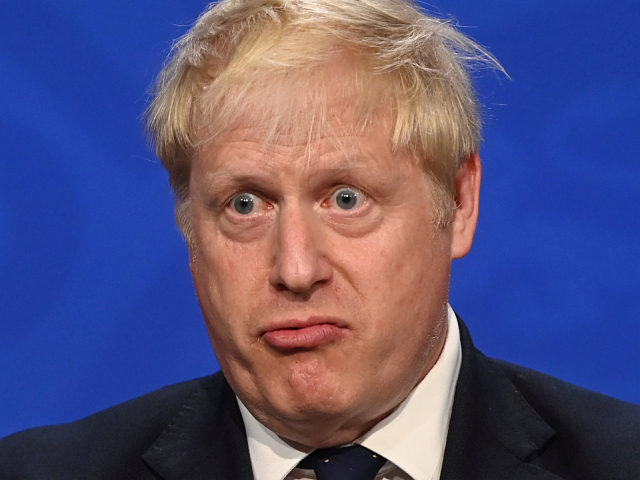 LONDON, UNITED KINGDOM - SEPTEMBER 7: Britain's Prime Minister Boris Johnson speaks during