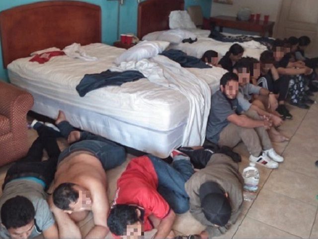 Border Patrol agents find 16 migrants being held for 39 days in a motel room near the Texa