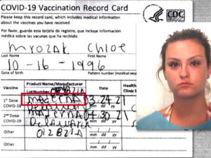 Fake Vaccination Card