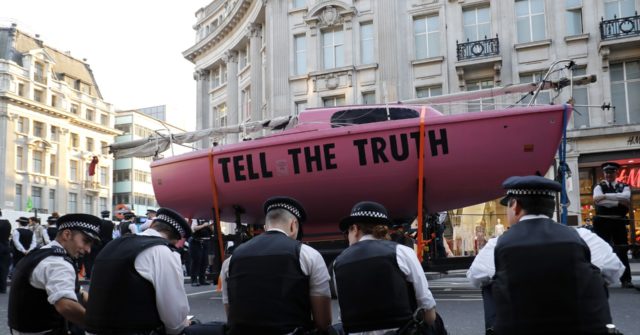 Delingpole: UK Cops Are Now the Paramilitary Wing of Extinction Rebellion