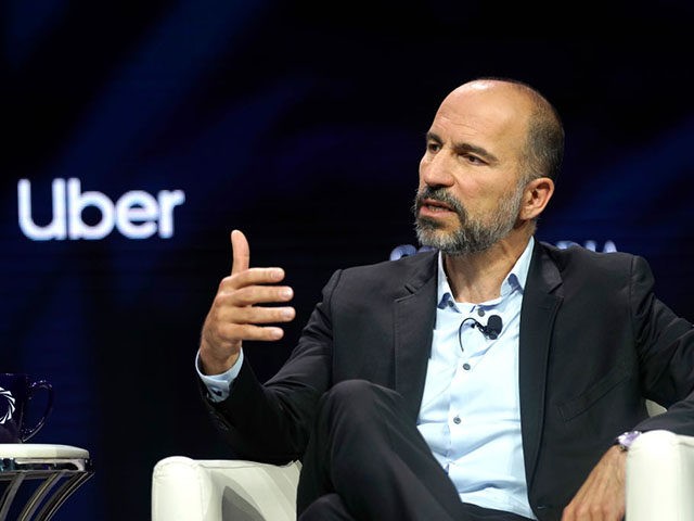 NEW YORK, NEW YORK - SEPTEMBER 24: Dara Khosrowshahi, CEO, UBER, speaks onstage during the 2019 Concordia Annual Summit - Day 2 at Grand Hyatt New York on September 24, 2019 in New York City. (Photo by Riccardo Savi/Getty Images for Concordia Summit)