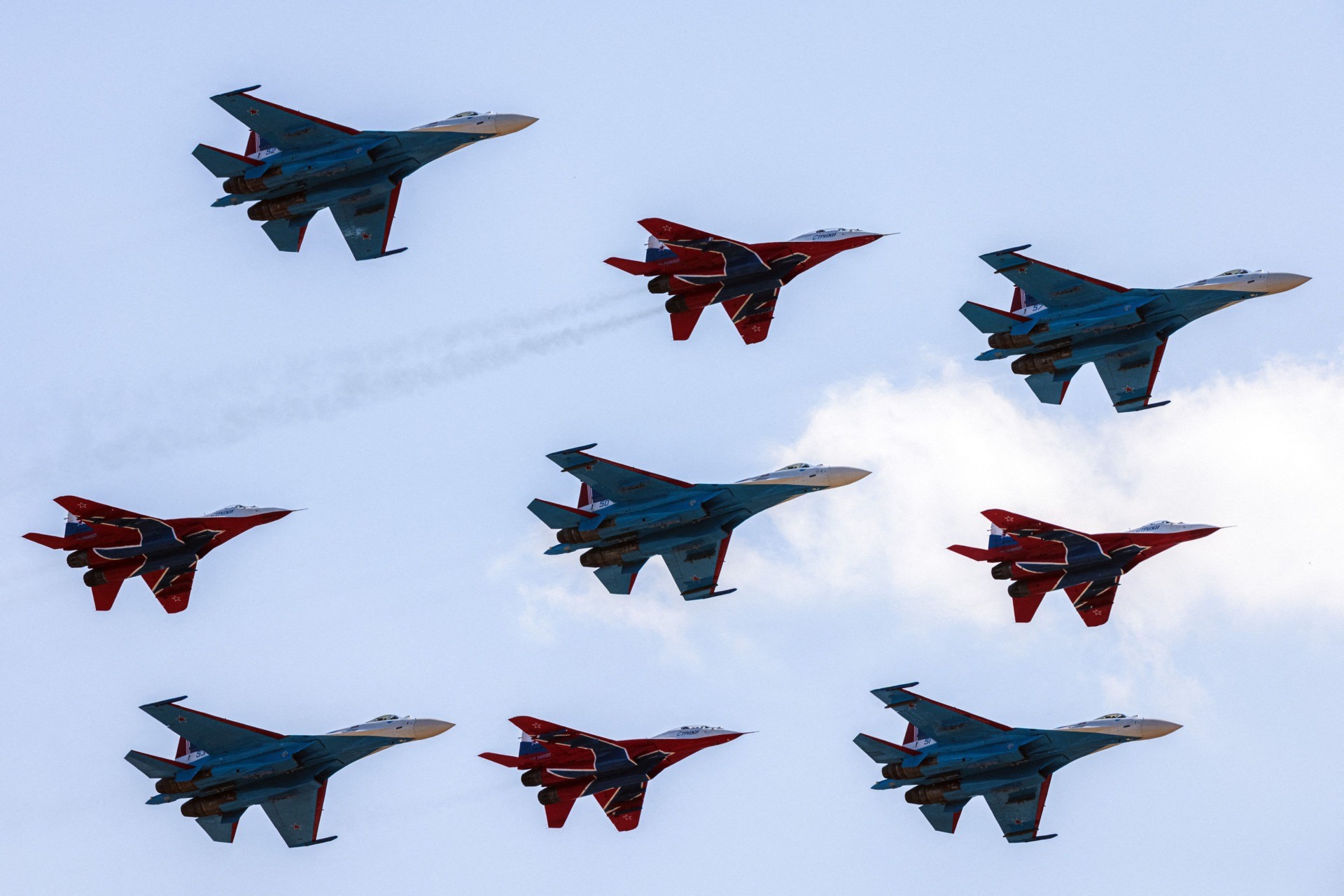 Russian Air Force aerobatic teams 