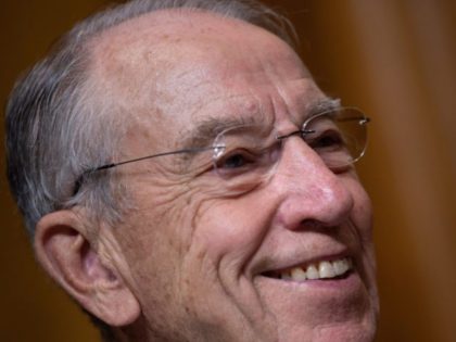 Senator Chuck Grassley (R-IA) during a hearing of the Senate Caucus on International Narcotics Control holds on Capitol Hill July 20, 2021, in Washington, DC. (Photo by Brendan Smialowski / AFP) (Photo by BRENDAN SMIALOWSKI/AFP via Getty Images)