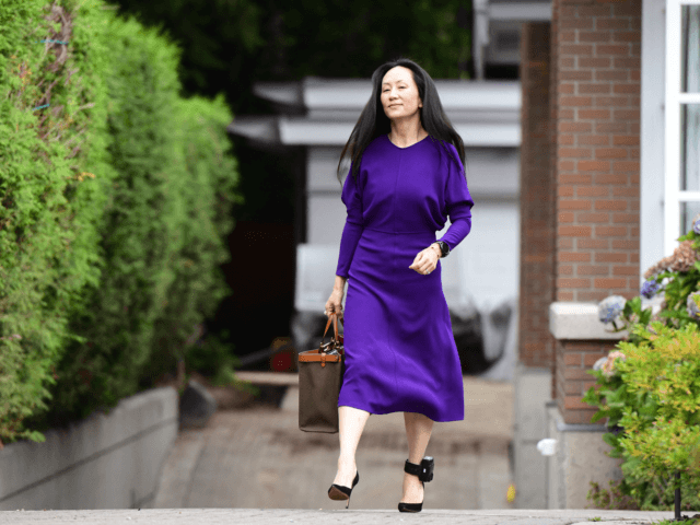 Huawei Chief Financial Officer Meng Wanzhou leaves her Vancouver home to attend her last extradition hearing in British Columbia Supreme Court, on August 18, 2021 in Vancouver, Canada. (Photo by Don MacKinnon / AFP) (Photo by DON MACKINNON/AFP via Getty Images)