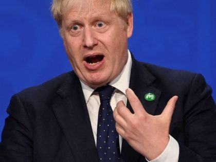 Britain's Prime Minister Boris Johnson speaks during a press conference inside the Downing Street Briefing Room in central London on September 7, 2021. - Breaking an election pledge not to raise taxes, British Prime Minister Boris Johnson on Tuesday announced hefty new funding to fix a social care crisis and …